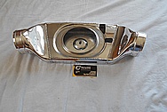 Aluminum Intercooler Tank AFTER Chrome-Like Metal Polishing and Buffing Services - Aluminum Polishing Services 