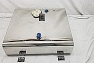 Stainless Steel Gas Tank AFTER Chrome-Like Metal Polishing and Buffing Services - Stainless Steel Polishing - Tank Polishing