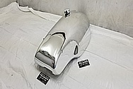 Norton Aluminum Motorcycle Gas Tank AFTER Chrome-Like Metal Polishing and Buffing Services / Restoration Services - Aluminum Polishing