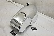 Norton Aluminum Motorcycle Gas Tank AFTER Chrome-Like Metal Polishing and Buffing Services / Restoration Services - Aluminum Polishing