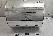 Semi-Truck Aluminum Fuel Tank AFTER Chrome-Like Metal Polishing and Buffing Services - Aluminum Polishing