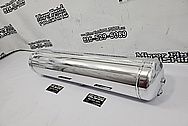 Custom Aluminum Air Tank AFTER Chrome-Like Metal Polishing and Buffing Services - Aluminum Polishing