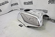 Motorcycle Aluminum Gas Tank AFTER Chrome-Like Metal Polishing and Buffing Services - Aluminum Polishing