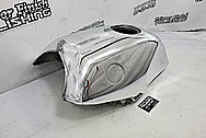 Motorcycle Aluminum Gas Tank AFTER Chrome-Like Metal Polishing and Buffing Services - Aluminum Polishing