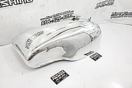 Aluminum Motorcycle Gas Tank AFTER Chrome-Like Metal Polishing and Buffing Services - Aluminum Polishing