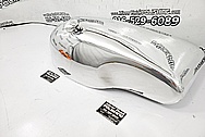 Aluminum Motorcycle Gas Tank AFTER Chrome-Like Metal Polishing and Buffing Services - Aluminum Polishing