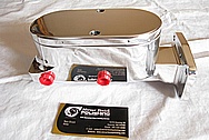 Aluminum Power Steering Reservoir Tank AFTER Chrome-Like Metal Polishing and Buffing Services