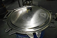 Stainless Steel Railroad / Tank Car Compartment Lids / Covers BEFORE Chrome-Like Metal Polishing and Buffing Services / Restoration Services