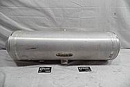 Dune Buggy Aluminum Gas Tank BEFORE Chrome-Like Metal Polishing and Buffing Services / Restoration Services
