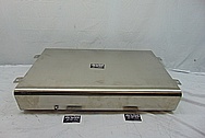 Stainless Steel Gas Tank BEFORE Chrome-Like Metal Polishing and Buffing Services - Stainless Steel Polishing - Tank Polishing 