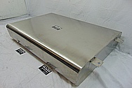 Stainless Steel Gas Tank BEFORE Chrome-Like Metal Polishing and Buffing Services - Stainless Steel Polishing - Tank Polishing 