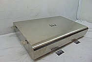 Stainless Steel Gas Tank BEFORE Chrome-Like Metal Polishing and Buffing Services - Stainless Steel Polishing - Tank Polishing 