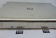 Stainless Steel Gas Tank BEFORE Chrome-Like Metal Polishing and Buffing Services - Stainless Steel Polishing - Tank Polishing 