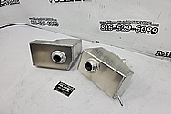 Ford Shelby GT500 Aluminum Tanks BEFORE Chrome-Like Metal Polishing and Buffing Services - Aluminum Polishing