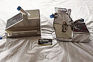 Ford GT500 Aluminum Reservoir Tank(s) BEFORE Chrome-Like Metal Polishing and Buffing Services / Resoration Services 