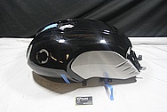 2012 BMW R nineT Aluminum Black Painted Gas Tank BEFORE Chrome-Like Metal Polishing and Buffing Services / Restoration Service
