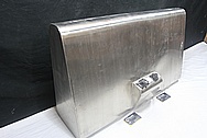 Custom Steel Car Gas Tank BEFORE Chrome-Like Metal Polishing and Buffing Services / Restoration Service