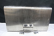 Custom Steel Car Gas Tank BEFORE Chrome-Like Metal Polishing and Buffing Services / Restoration Service