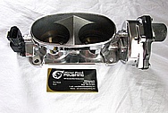 2007 Ford Mustang Aluminum Throttle Body AFTER Chrome-Like Metal Polishing and Buffing Services