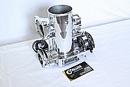 Toyota Supra 2JZ-GTE Aluminum Throttle Body AFTER Chrome-Like Metal Polishing and Buffing Services / Restoration Services