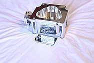 Mazda RX7 Aluminum Throttle Body AFTER Chrome-Like Metal Polishing and Buffing Services / Restoration Services