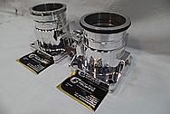 Dodge Viper Aluminum Throttle Bodies AFTER Chrome-Like Metal Polishing and Buffing Services / Restoration Services