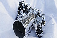 Toyota Supra 2JZ-GTE Aluminum Throttle Body AFTER Chrome-Like Metal Polishing and Buffing Services and Custom Traction Control Delete Services (Welding, Cutting, Grinding)