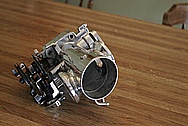 Toyota Supra 2JZ-GTE Aluminum Throttle Body AFTER Chrome-Like Metal Polishing and Buffing Services