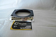 Aluminum Throttle Body Adapter AFTER Chrome-Like Metal Polishing - Aluminum Polishing