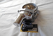 LS3 Aluminum Throttle Body for 1957 Chevy Cameo Truck AFTER Chrome-Like Metal Polishing - Aluminum Polishing