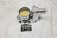 1957 Chevrolet Corvette Rochester Fuel Injection System Aluminum Throttle Body AFTER Chrome-Like Metal Polishing - Aluminum Polishing Services