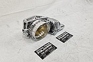 GM LS Aluminum Throttle Body AFTER Chrome-Like Metal Polishing - Aluminum Polishing Services 