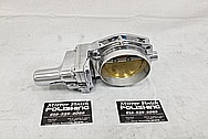 GM LS Aluminum Throttle Body AFTER Chrome-Like Metal Polishing - Aluminum Polishing Services 