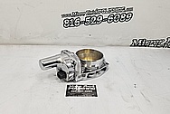 GM LS Aluminum Throttle Body AFTER Chrome-Like Metal Polishing - Aluminum Polishing Services