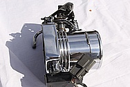 Ford Mustang V8 Aluminum Throttle Body AFTER Chrome-Like Metal Polishing and Buffing Services