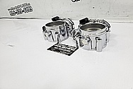 Aluminum Twin Throttle Bodies AFTER Chrome-Like Metal Polishing - Aluminum Polishing - Throttle Body Polishing