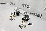 Jaguar Aluminum Throttle Bodies AFTER Chrome-Like Metal Polishing - Aluminum Polishing - Throttle Body Polishing