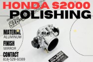 2002 Honda S2000 Throttle Body AFTER Chrome-Like Metal Polishing and Buffing Services | Restoration Services | Throttle Body Polishing