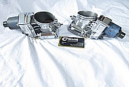 BMW V12 Aluminum Dual Throttle Bodies AFTER Chrome-Like Metal Polishing and Buffing Services