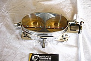 Dodge Viper Aluminum Throttle Body AFTER Chrome-Like Metal Polishing and Buffing Services