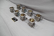 Aluminum Throttle Bodies BEFORE Chrome-Like Metal Polishing and Buffing Services / Restoration Services