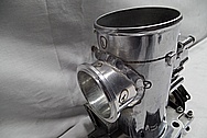 Aluminum Throttle Body BEFORE Chrome-Like Metal Polishing and Buffing Services / Restoration Services