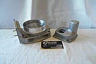 Aluminum Throttle Body for V8 Engine BEFORE Chrome-Like Metal Polishing - Aluminum Polishing 