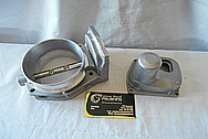 Aluminum Throttle Body for V8 Engine BEFORE Chrome-Like Metal Polishing - Aluminum Polishing