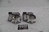 2015 Dodge Viper Aluminum Throttle Body BEFORE Chrome-Like Metal Polishing - Aluminum Polishing Services