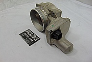 2007 Chevy Corvette LS2 Aluminum Throttle Body BEFORE Chrome-Like Metal Polishing - Aluminum Polishing Services 