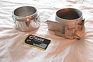 1997 - 2004 Chevrolet C5 Corvette LS1 Aluminum Throttle Body BEFORE Chrome-Like Metal Polishing and Buffing Services