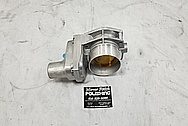 GM LS Aluminum Throttle Body BEFORE Chrome-Like Metal Polishing - Aluminum Polishing Services 