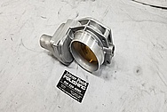 GM LS Aluminum Throttle Body BEFORE Chrome-Like Metal Polishing - Aluminum Polishing Services 