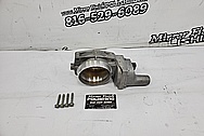 GM LS3 Throttle Body BEFORE Chrome-Like Metal Polishing and Buffing Services - Aluminum Polishing - Throttle Body Polishing